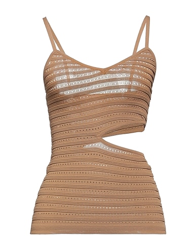 FRANKIE MORELLO Top Camel 80% Viscose, 20% Polyamide