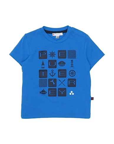 PEUTEREY T-Shirt Blau 95% Baumwolle, 5% Elastan