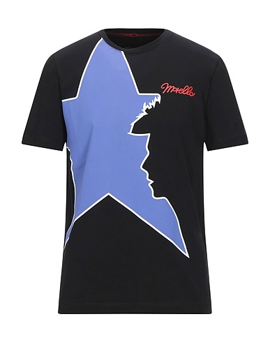 FRANKIE MORELLO T-shirt Black 95% Cotton, 5% Elastane