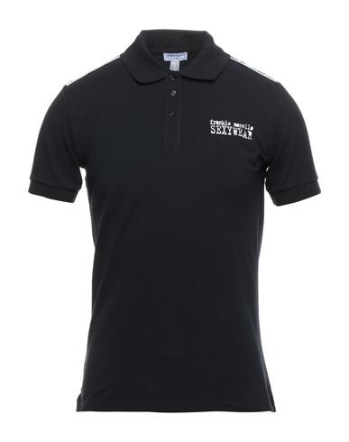 Frankie Morello Sexywear Polo Shirts In Black