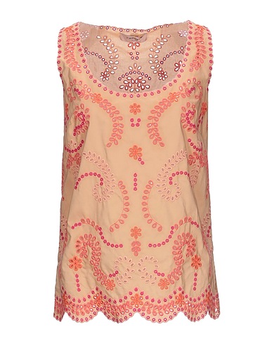 TWINSET Top Sand 100% Cotton, Polyester