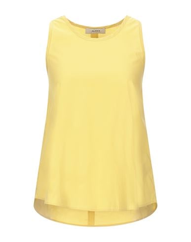 Alpha Studio Tops In Yellow