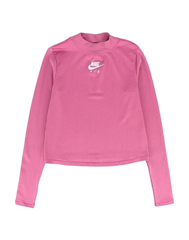 NIKE T-shirt NSW AIR MOCK LS RIB
 Mauve 53% Nylon, 45% Polyester, 2% Elastane
