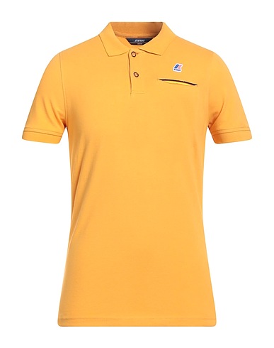 K-WAY Polo shirt Marigold 95% Cotton, 5% Elastane