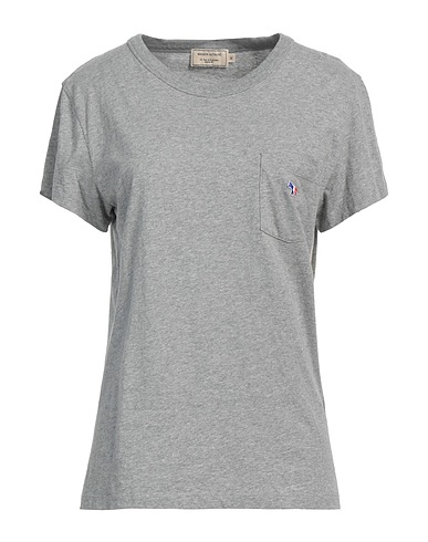 MAISON KITSUNÉ ベーシックTシャツ ライトグレー コットン 100%