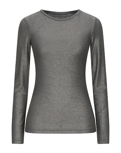 MAJESTIC FILATURES Basic T-shirt Dark green 94% Viscose, 6% Elastane