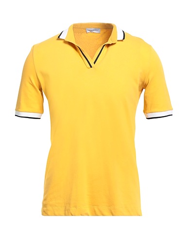 GRAN SASSO Polo Giallo ocra 93% Cotone, 7% Elastan