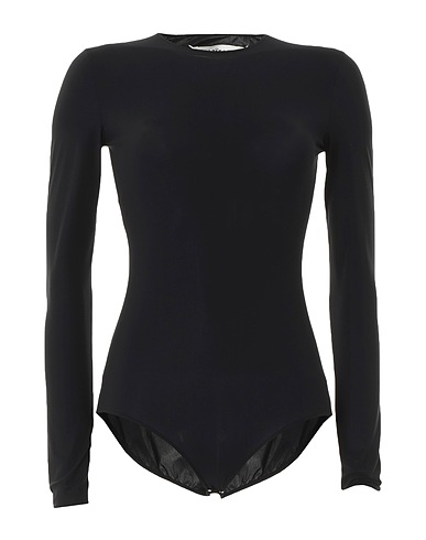 MAISON MARGIELA TOPS & TEES Black 73% Polyamide, 27% Elastane