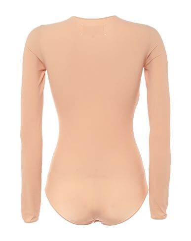MAISON MARGIELA MAISON MARGIELA WOMAN BODYSUIT BEIGE SIZE 0 POLYAMIDE, ELASTANE 12526878KD 4