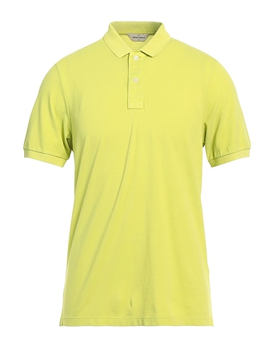 GRAN SASSO Polo shirt Lime green 100% Cotton