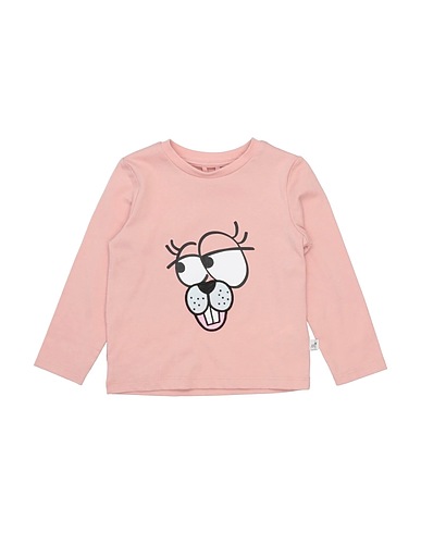 STELLA McCARTNEY KIDS T-shirt Pink 100% Cotton, Elastane, Polyester, Acrylic