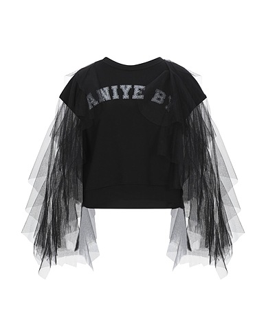 ANIYE BY Sweatshirt Black 100% Cotton, Polyester