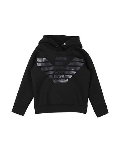 EMPORIO ARMANI Felpa Nero 64% Poliestere, 31% Viscosa, 5% Elastan