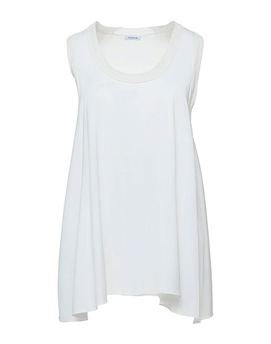P.A.R.O.S.H. Top White 100% Triacetate, Polyamide, Cotton