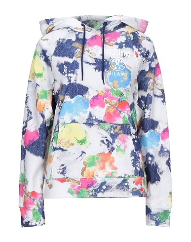 MOSCHINO Hooded sweatshirt White 100% Cotton