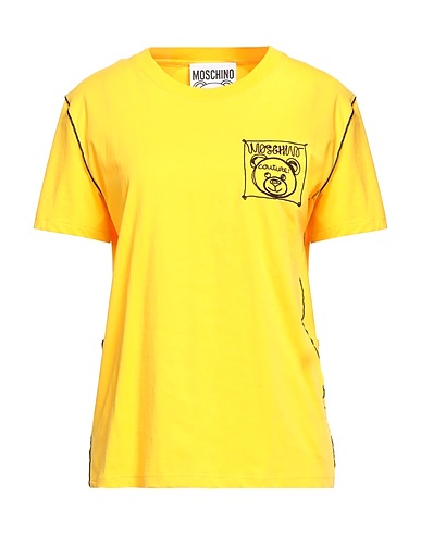 MOSCHINO T-shirt Giallo ocra 100% Cotone