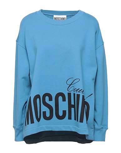 MOSCHINO Felpa Carta da zucchero 100% Cotone