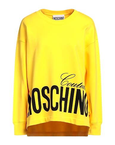 MOSCHINO Sweatshirt Yellow 100% Cotton