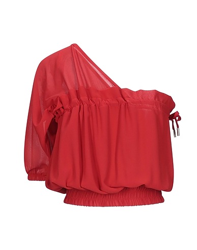 MARC ELLIS One-shoulder top Red 100% Polyester