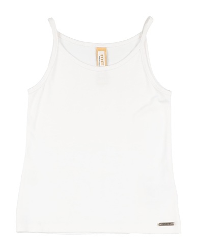 MET JEANS Canotta Bianco 94% Viscosa, 6% Elastan