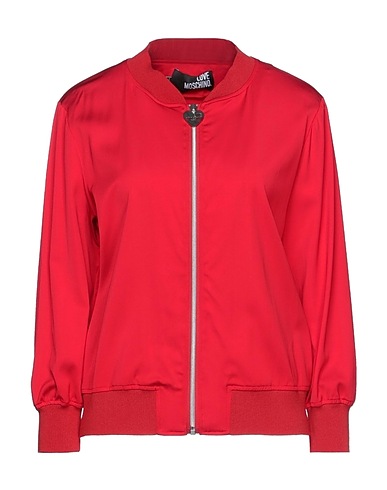 LOVE MOSCHINO Sweatshirt Red 96% Viscose, 4% Elastane, Polyester