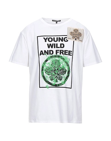 BRIAN DALES T-shirt Bianco 100% Cotone