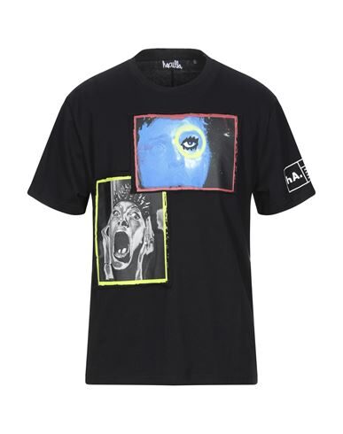 Haculla Overlap Standard Graphic T-shirt In Black