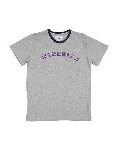 MACCHIA J T-shirt Grigio 93% Cotone, 7% Poliestere
