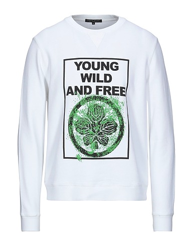 BRIAN DALES Sweatshirt White 100% Cotton