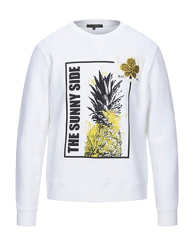 BRIAN DALES Sweatshirt White 100% Cotton