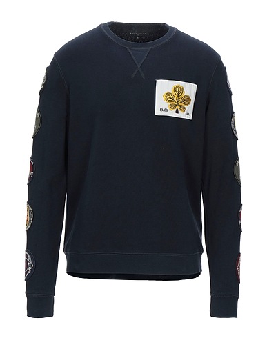 BRIAN DALES Sweatshirt Midnight blue 100% Cotton