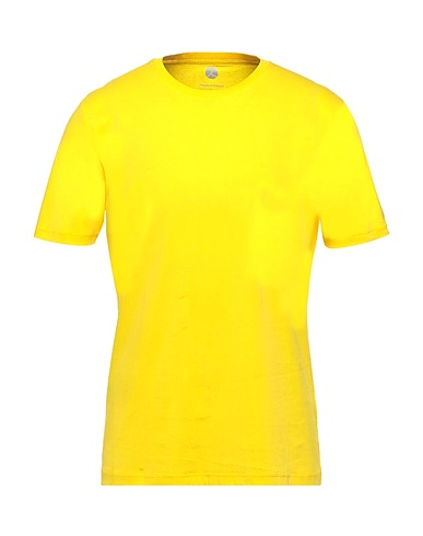 PEOPLE OF SHIBUYA Basic T-Shirt Yellow 100% Cotton