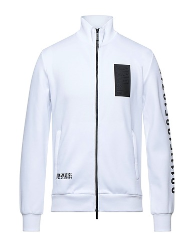BIKKEMBERGS Sweatshirt White 70% Cotton, 30% Polyester, Elastane