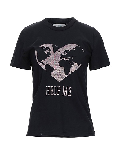 ALBERTA FERRETTI Ｔシャツ ブラック オーガニックコットン 100%