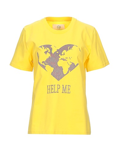 ALBERTA FERRETTI T-shirt Yellow 100% Organic cotton
