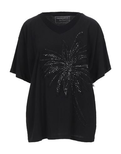 Ermanno Scervino Studded Palm T-shirt In Black