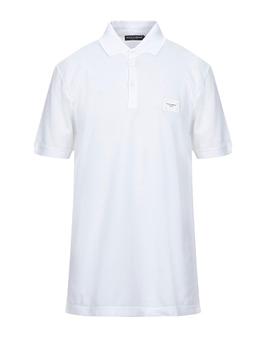 DOLCE&GABBANA Polo shirt White 100% Cotton