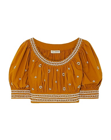 ULLA JOHNSON Top Marigold 100% Cotton