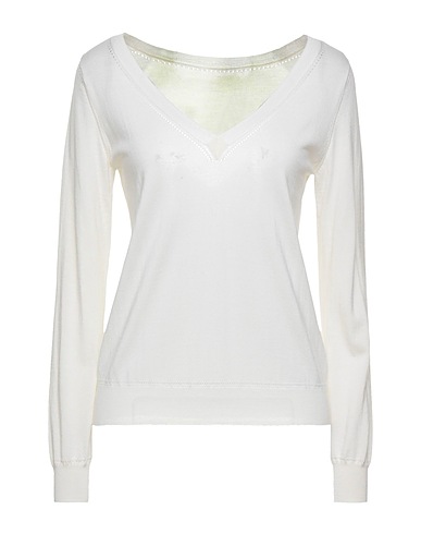P.A.R.O.S.H. Sweater Ivory 100% Wool