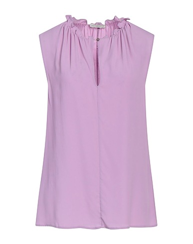 CRISTINAEFFE Top Lilac 83% Acetate, 17% Silk