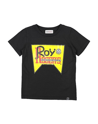 ROŸ ROGER'S T-shirt Nero 100% Cotone