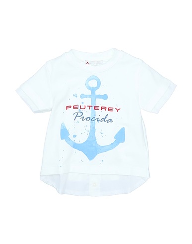 PEUTEREY T-shirt White 94% Cotton, 6% Elastane