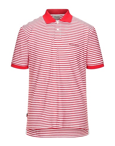 WOOLRICH Polo shirt Red 97% Cotton, 3% Elastane