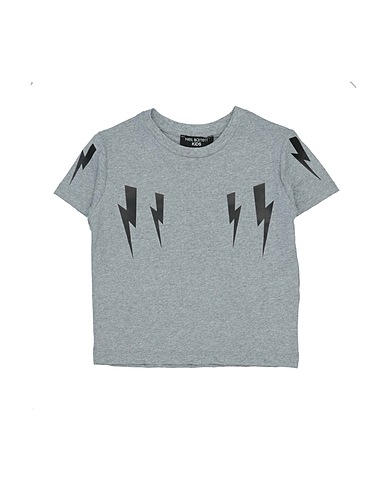 NEIL BARRETT T-shirt Grigio 100% Cotone