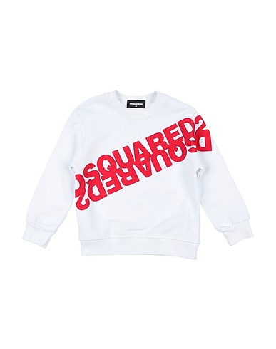 DSQUARED2 Sweatshirt White 100% Cotton, Elastane