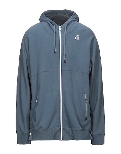 K-WAY x FAITH CONNEXION Hooded track jacket  Midnight blue 100% Cotton