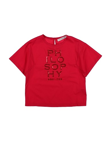 PHILOSOPHY di LORENZO SERAFINI Top Red 100% Cotton