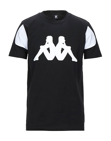 KAPPA KONTROLL T-shirt Black 100% Cotton