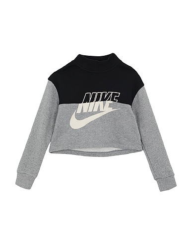 NIKE Felpa G NSW GX FT CROP CREW
 Grigio 80% Cotone, 20% Poliestere