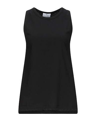 ALLUDE Canotta Nero 100% Cotone